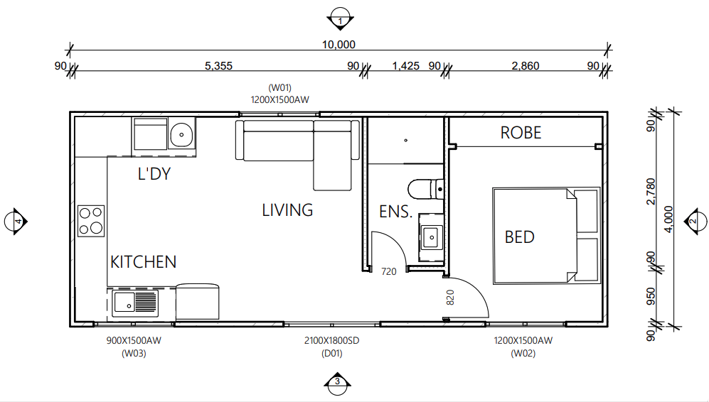 Kit Home 6 Plan-II
