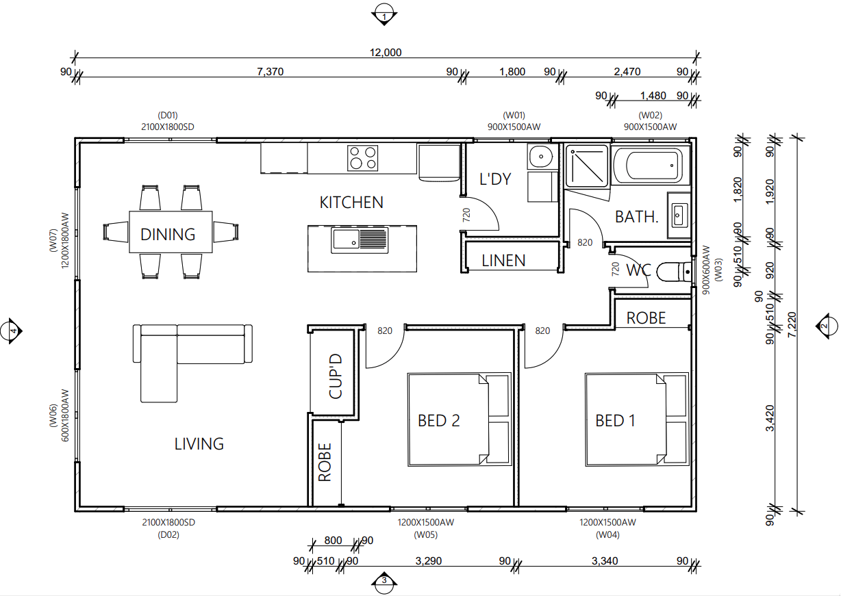 Kit Home 8 Plan-II